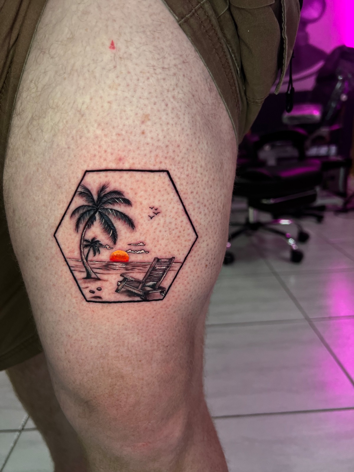Hand tattoo
